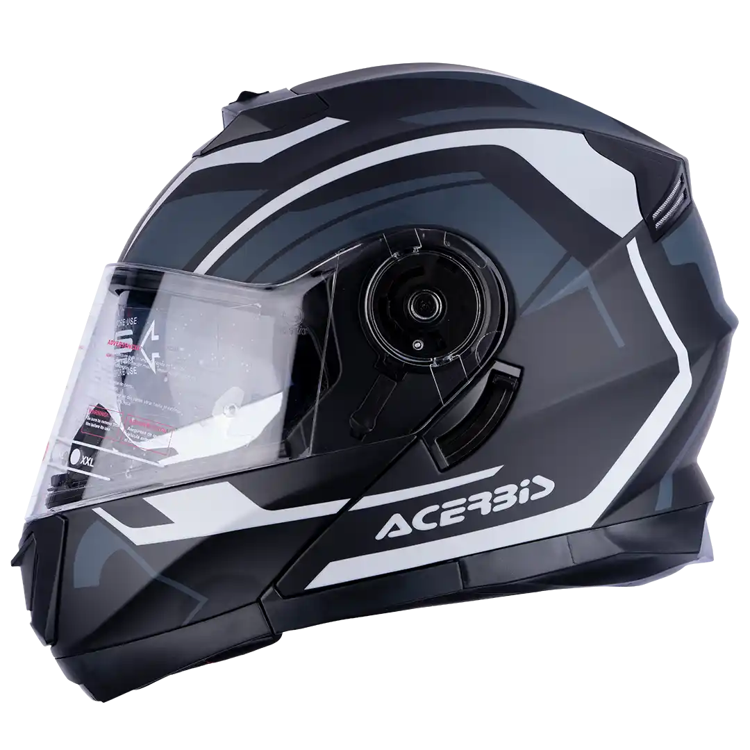 CASCO ACERBIS SEREL NEGRO/GRIS